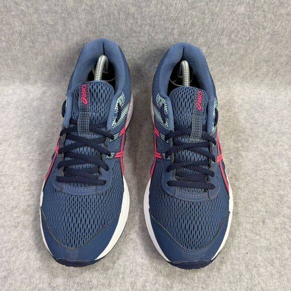 Asics‎ Womens Shoes Size 8 Gel Contend 6 Blue Athletic Running Sneakers 1012A570 - Picture 3 of 9